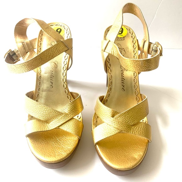 💥 Host Pick💥Juicy Couture Leather Platform Heels - Picture 3 of 7